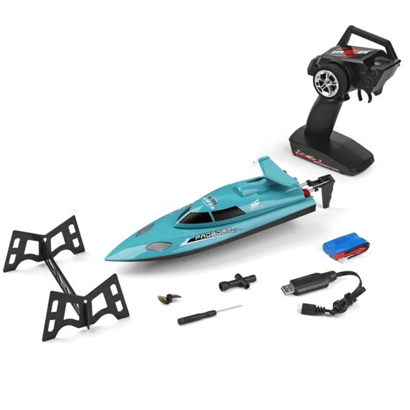 Lancha RC WLtoys WL916 WL911-A 2.4Ghz, embarcación de carreras de alta velocidad de 55km/h y 35km/h, lancha rápida a control remoto, juguetes para niños