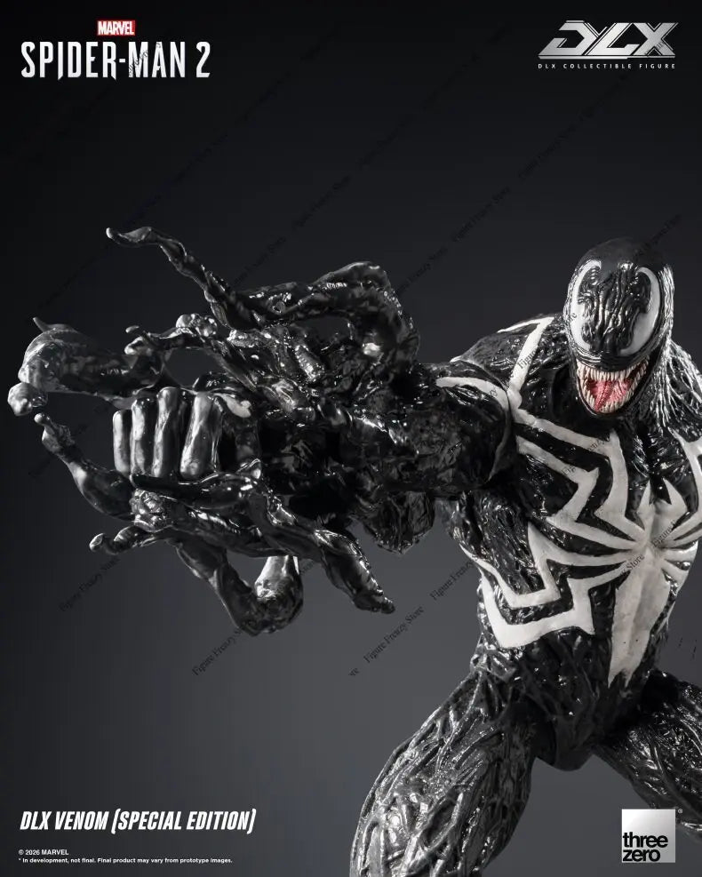 Preventa de la figura de acción de edición especial Venom de Marvel Spider-Man 2, línea DLX de threezero