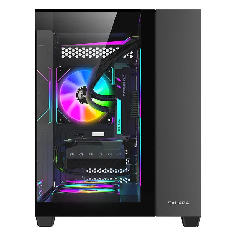PC de Juegos Preconstruido con Ryzen 7 5700X, NVIDIA RTX 4060, 32GB de RAM DDR4, SSD NVMe M.2 de 1TB, WIFI, para Juegos, Diseño y Oficina