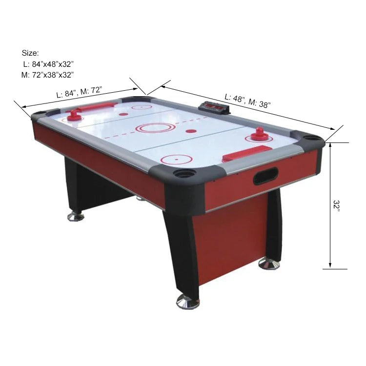 Nueva mesa de hockey de aire profesional de 6 pies, material MDF, marca personalizable ODM/OEM