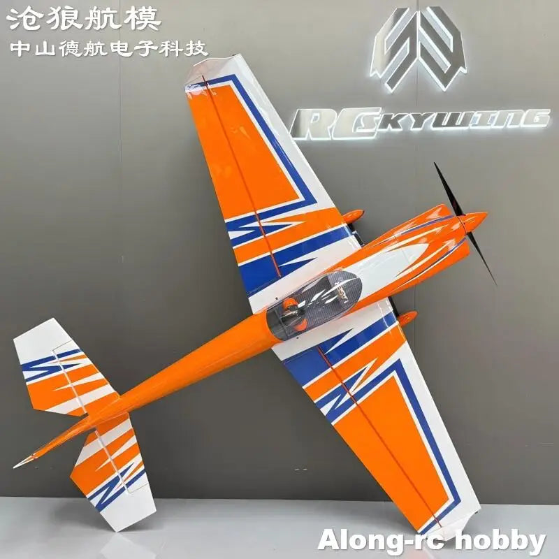 Skywing Nuevo Avión de Madera RC, Modelos de Aviones 3D, Hobby, Envergadura de 67 " (1.7M), Laser260-Plus 90E EP, Kit de Avión, Sin RC, Sin Motor
