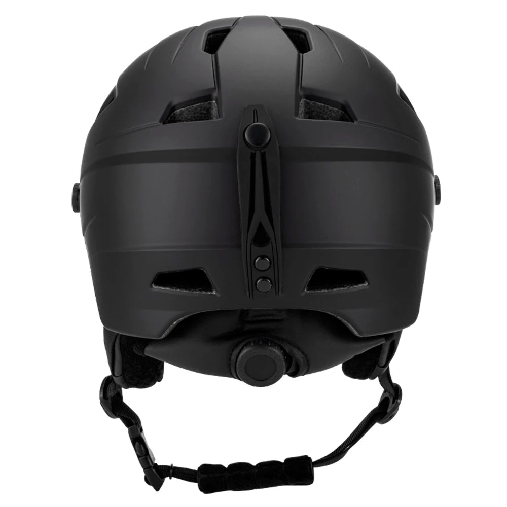 Casco de Snowboard para mujer y casco de esquí integrado para hombre con gafas de visera extraíbles casco de esquí protector