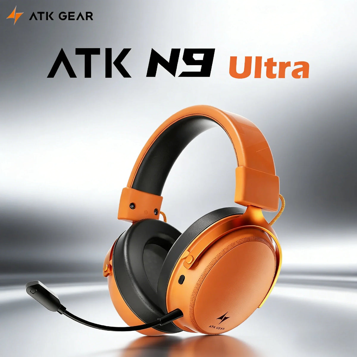 Auriculares para eSports ATK N9 Pro/Ultra con micrófono, baja latencia, cuatro modos inalámbricos, auriculares ligeros para juegos con reducción de ruido, 2.4GHz