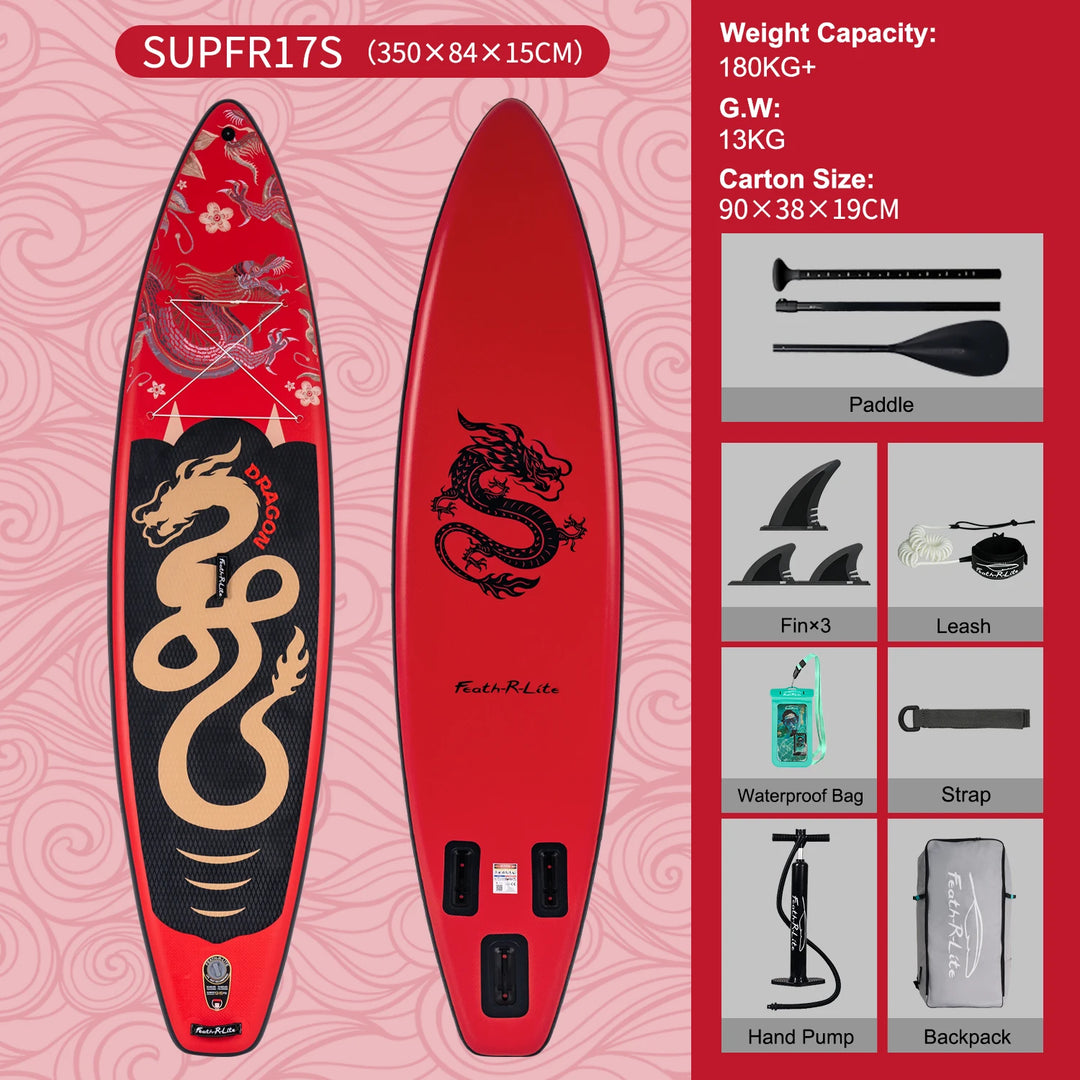 Tabla de Paddle Surf Inflable FunWater, Tabla de Remo, Tabla de Surf, Tabla SUP, 320-385CM, Tabla de Remo Antideslizante para Deportes Acuáticos