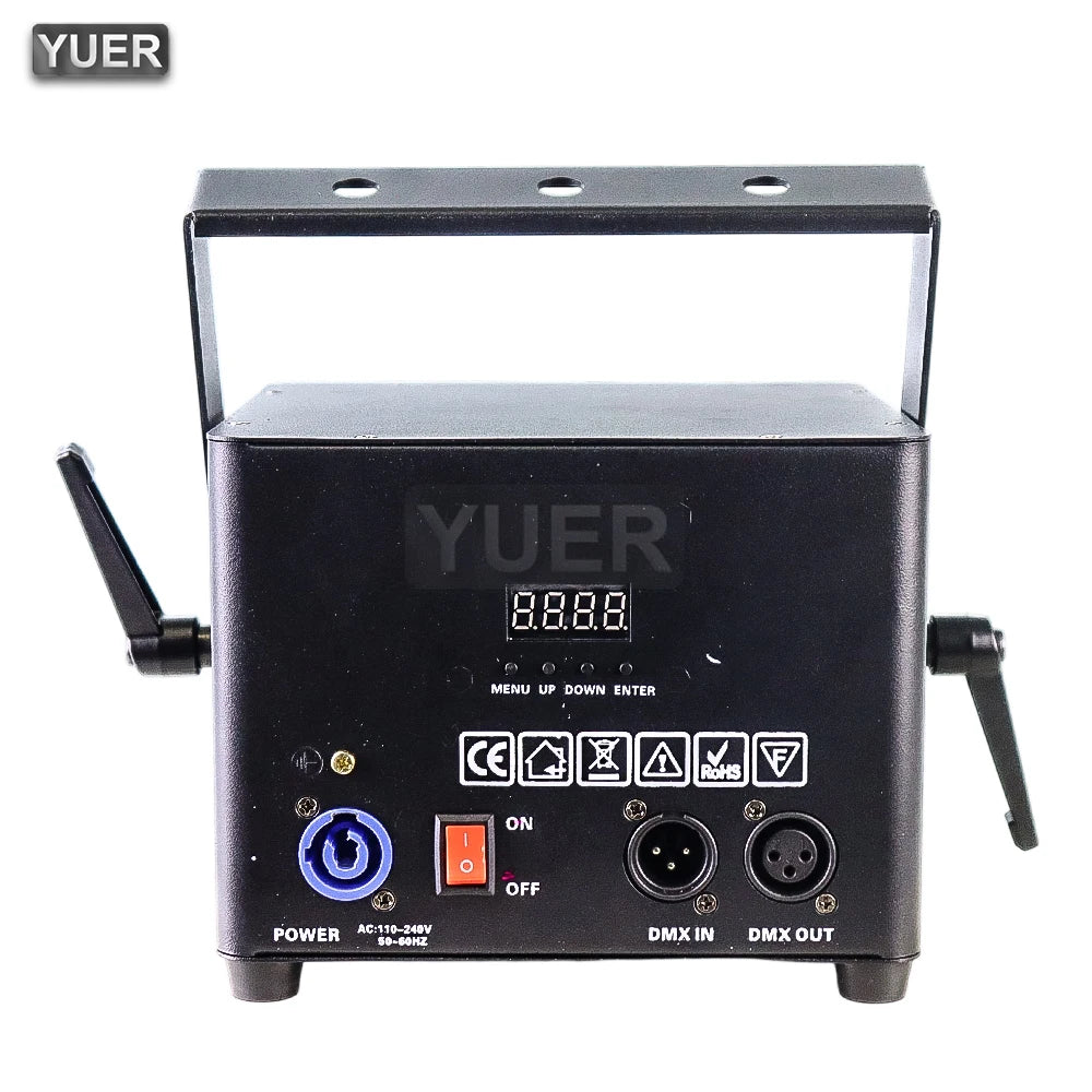 YUER Bluetooth App 3W 5W 6W RGB animación luz láser escáner proyector luz de escenario DJ Disco Bar Club fiesta boda Navidad