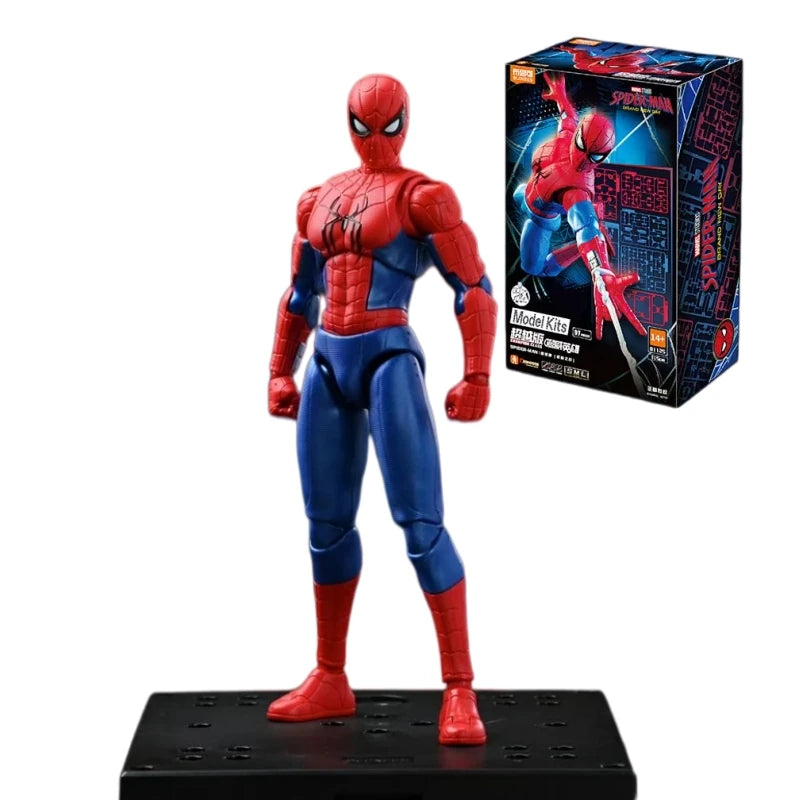 BLOKEES Marvel Rivals Bloques de Construcción Hombre Araña Anti-Venom Daredevil Modelo de Ensamblaje Decoración de Escritorio Juguete Regalo
