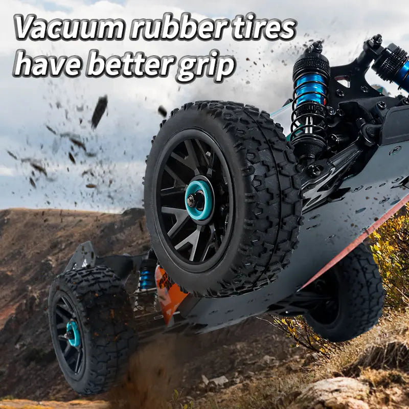 Coches RC profesionales 4WD de 95KM/H, coche de carreras 3S 1/14 sin escobillas de alta velocidad, juguetes de control remoto para derrapes competitivos VS Wltoys 144010