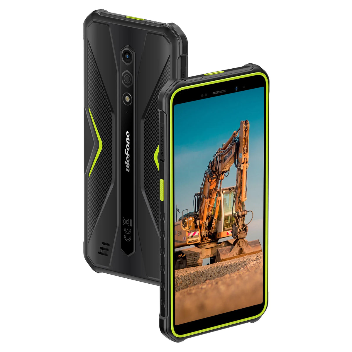 Teléfono robusto Ulefone Armor X12, smartphone Android 13, hasta 6 GB de RAM, 32 GB de ROM, 4860 mAh, 13 MP, 5,45", 4G, NFC, teléfono global
