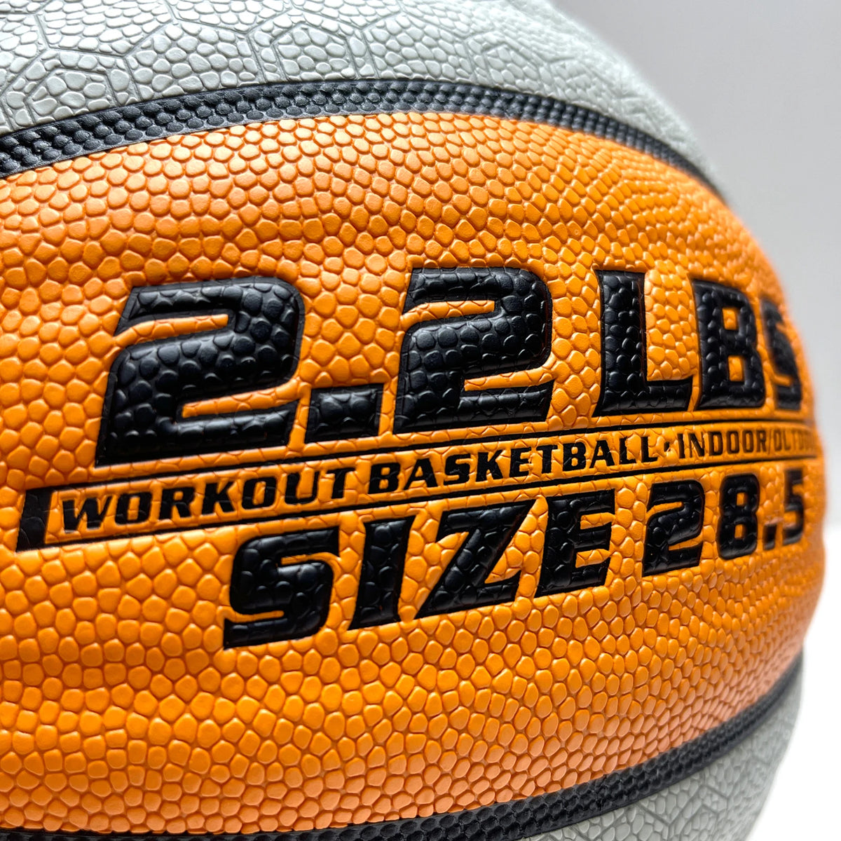 Baloncesto de entrenamiento pesado para interiores y exteriores, 28,5 "/29, 5", 2,2 libras/3 libras, baloncesto ponderado antideslizante para goteo, paso, habilidad de rebote