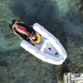 Nuevo Jet Ski inflable tierno para botes de remos, lancha motora de PVC para aguas de lago y océano, uso al aire libre