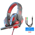 Auriculares para juegos con luz LED RGB, auriculares con micrófono de baja latencia, auriculares para juegos con cable de 3,5mm para ordenador, PS4, PS5, Xbox, auriculares estéreo con graves