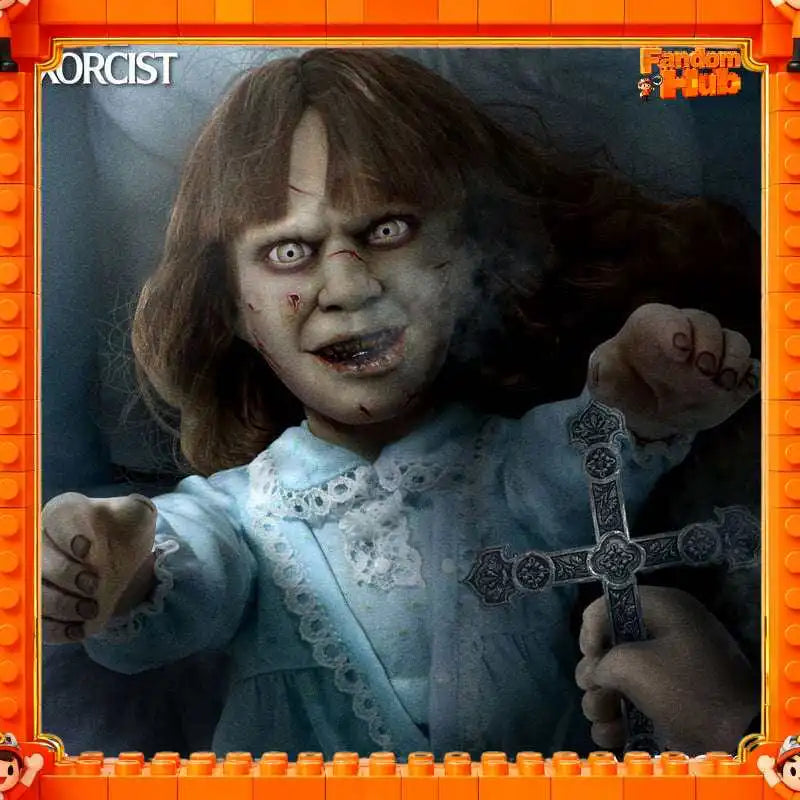 Figura de acción original de Mezco Toyz de 18 pulgadas, Roto, El Exorcista, Regan, modelo coleccionable de terror, juguete de regalo para fanáticos