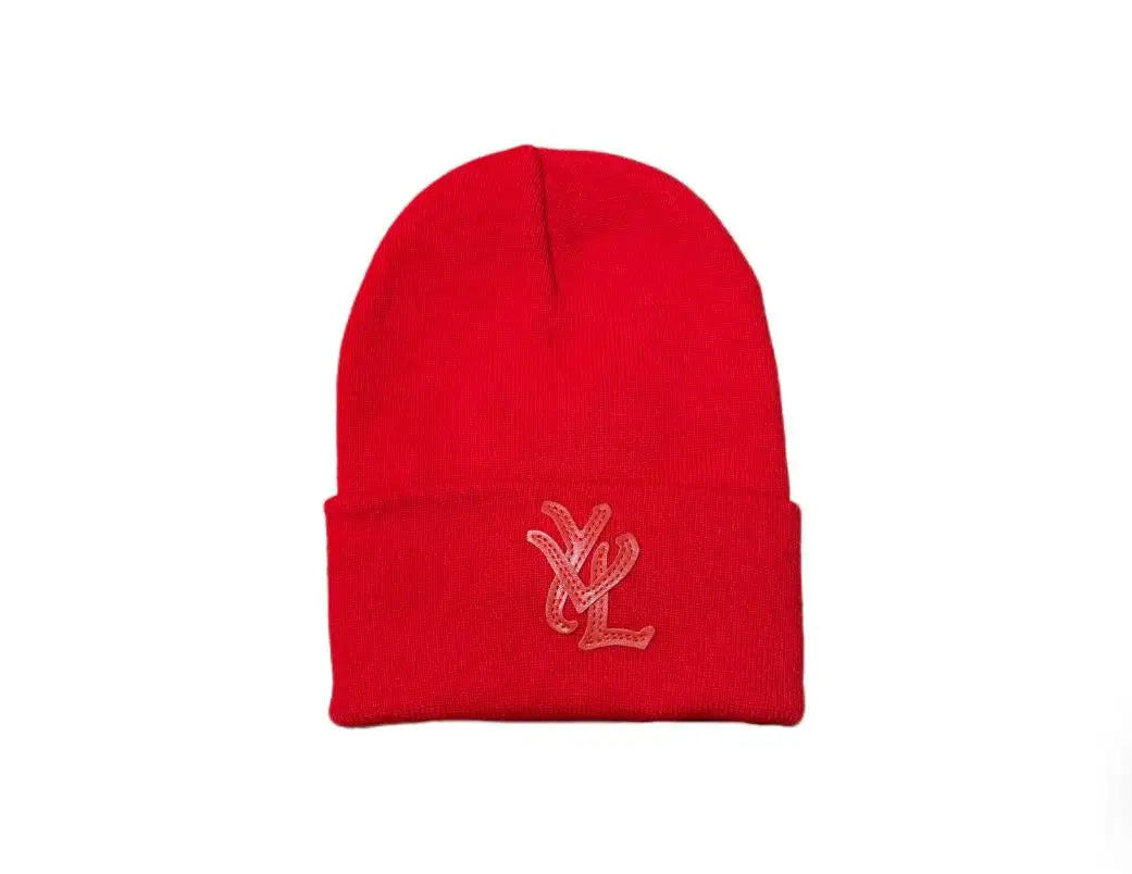 2026 Playboi Carti YVL Gorro de punto con inserciones de cuero y hilo, gorro para el frío MZ290