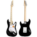 Guitarra Eléctrica MS-100 Estilo ST de 6 Cuerdas y 22 Trastes, Cuerpo de Madera de Álamo, Diapasón de Arce Canadiense, Instrumento Musical Profesional