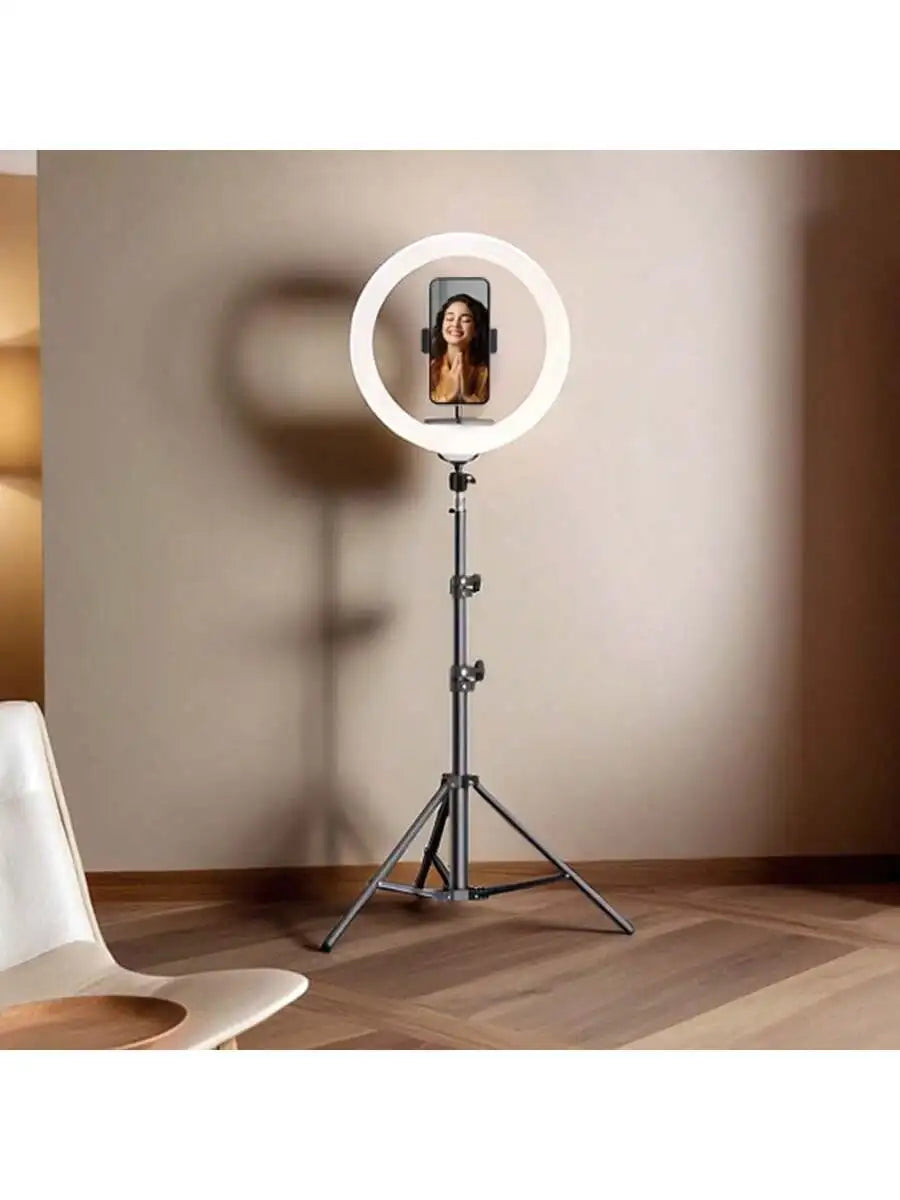 Trípode de luz anular de 12 pulgadas Anillo remoto USB Selfie Light con trípode Ilumina tu brillo