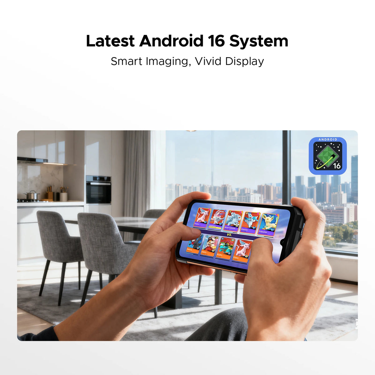 DOOGEE S200E AI Rugged Phone Android 16 1.32" AMOLED Rear Display 10100mAh Battery Dimensity 7050 48GB RAM(8+40) 256GB ROM NFC Google Pay Supports VIP Edition with Bone Conduction Running Headphones