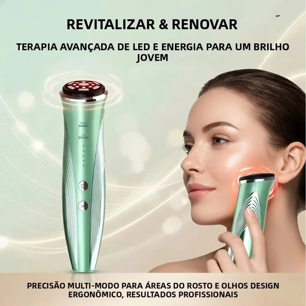 Máquina de Belleza para el Cuidado Facial con Esencia de Mascarilla Facial Doméstica, Compresa Caliente, Lifting de Ojos, Cuidado de la Piel y Masaje Facial