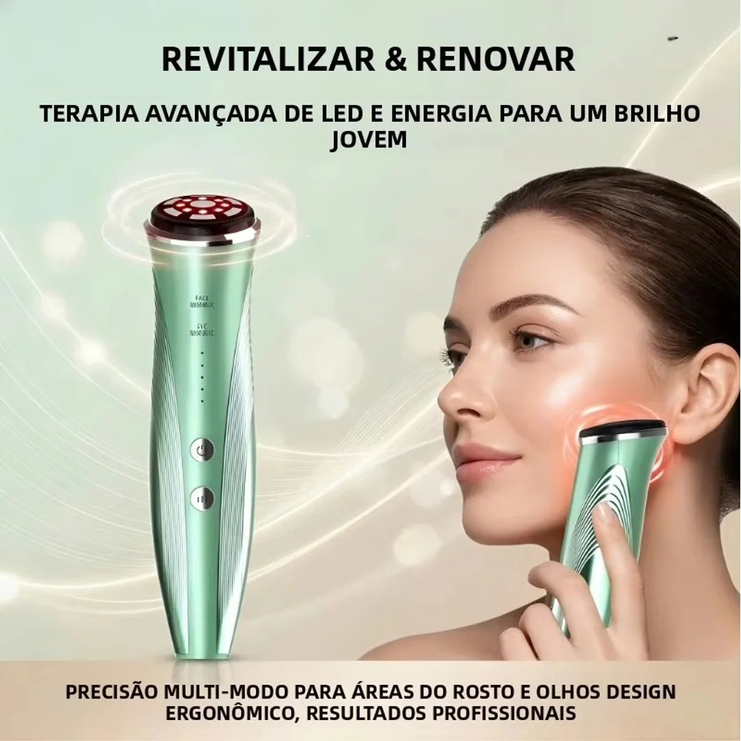 Máquina de Belleza para el Cuidado Facial con Esencia de Mascarilla Facial Doméstica, Compresa Caliente, Lifting de Ojos, Cuidado de la Piel y Masaje Facial