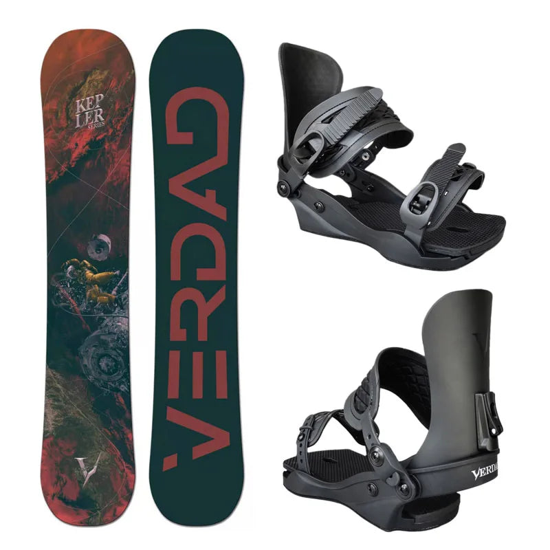 Tabla de snowboard freestyle All-Round Flat-Flower para hombre y mujer, con sistema de fijación All-Terrain Veneer para uso en esquí.