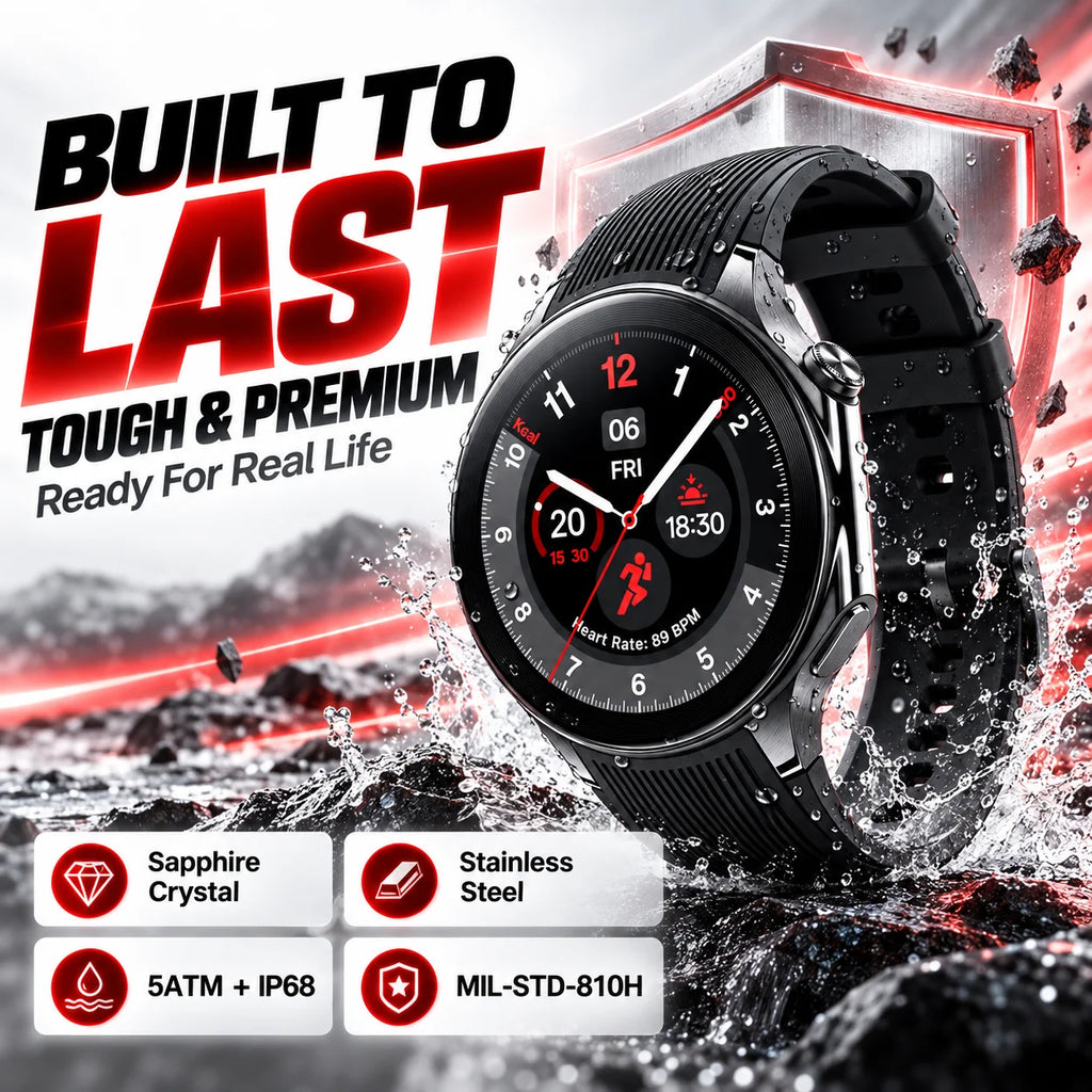 Nuevo Smartwatch OnePlus Watch 2 Pantalla AMOLED 1.43'' WiFi GPS IP68 Google Pay