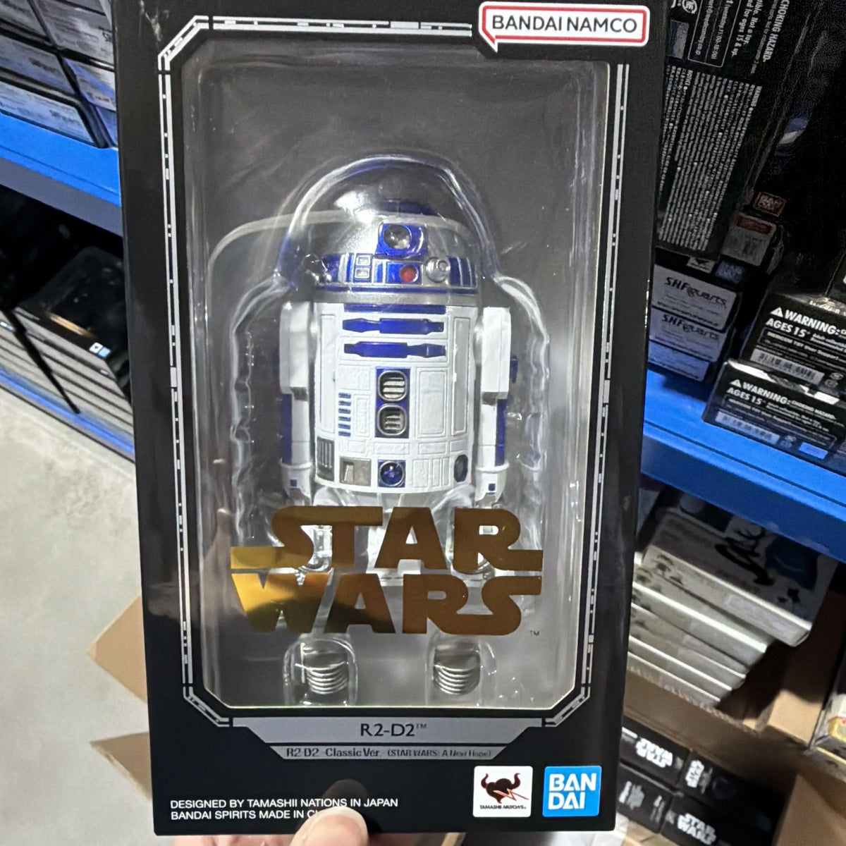 Bandai Star Wars Original Shf Classic Ver R2 D2 C 3po Articulated Action Figure Collectible Model For Adult Collection Display