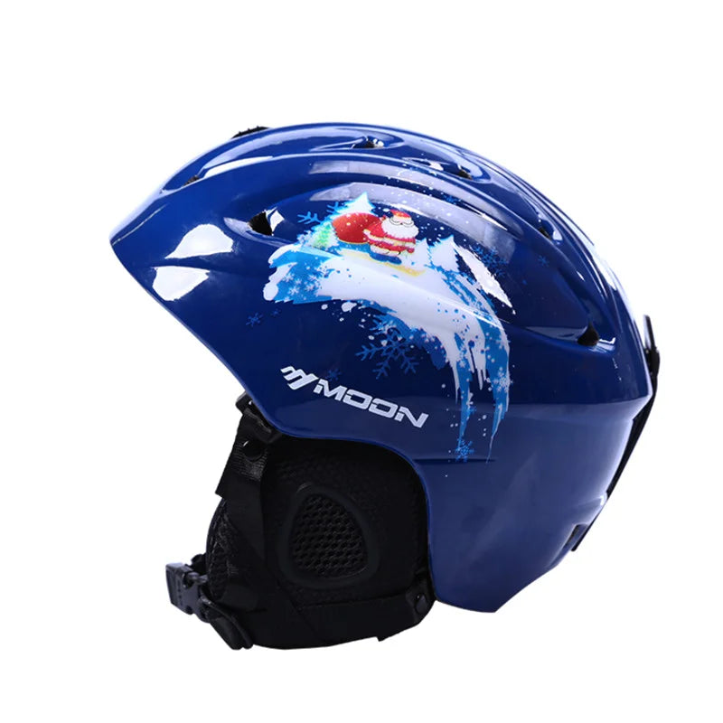 MOON PC + EPS casco de esquí para adultos y jóvenes, cascos de Skateboard para deportes de nieve, con 2 regalos