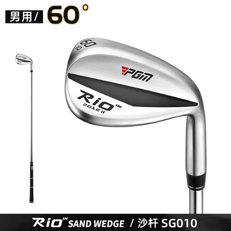 Palos de Golf PGM, palos de wedge de 52/56/60 grados para hombre y mujer, cabezal de varilla de acero inoxidable plateado SG010, nuevo