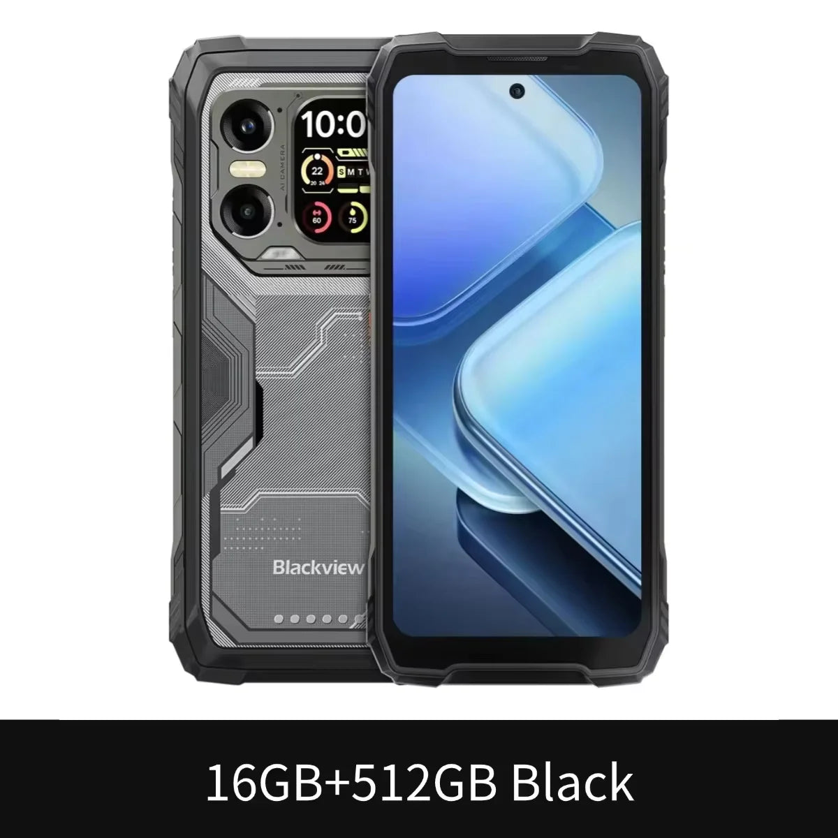 Smartphone rugerizado Blackview XPLORE 1 Outdoor 5G Android 15, pantalla 2.4K de 6,78'', 16 GB+512 GB, 20000 mAh, teléfono móvil resistente al agua