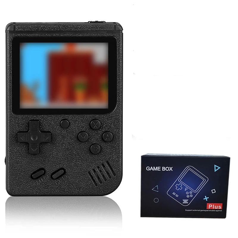 Mini consola de videojuegos portátil retro, 400 juegos integrados, pantalla LCD de 3.0 pulgadas, regalo para niños, consola portátil de 8 bits con salida AV