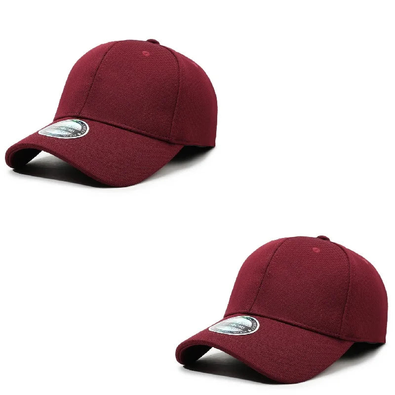 Gorras de béisbol cerradas para hombre y mujer, gorras para cabezas grandes y pequeñas, artículos de sombrerería de alta calidad