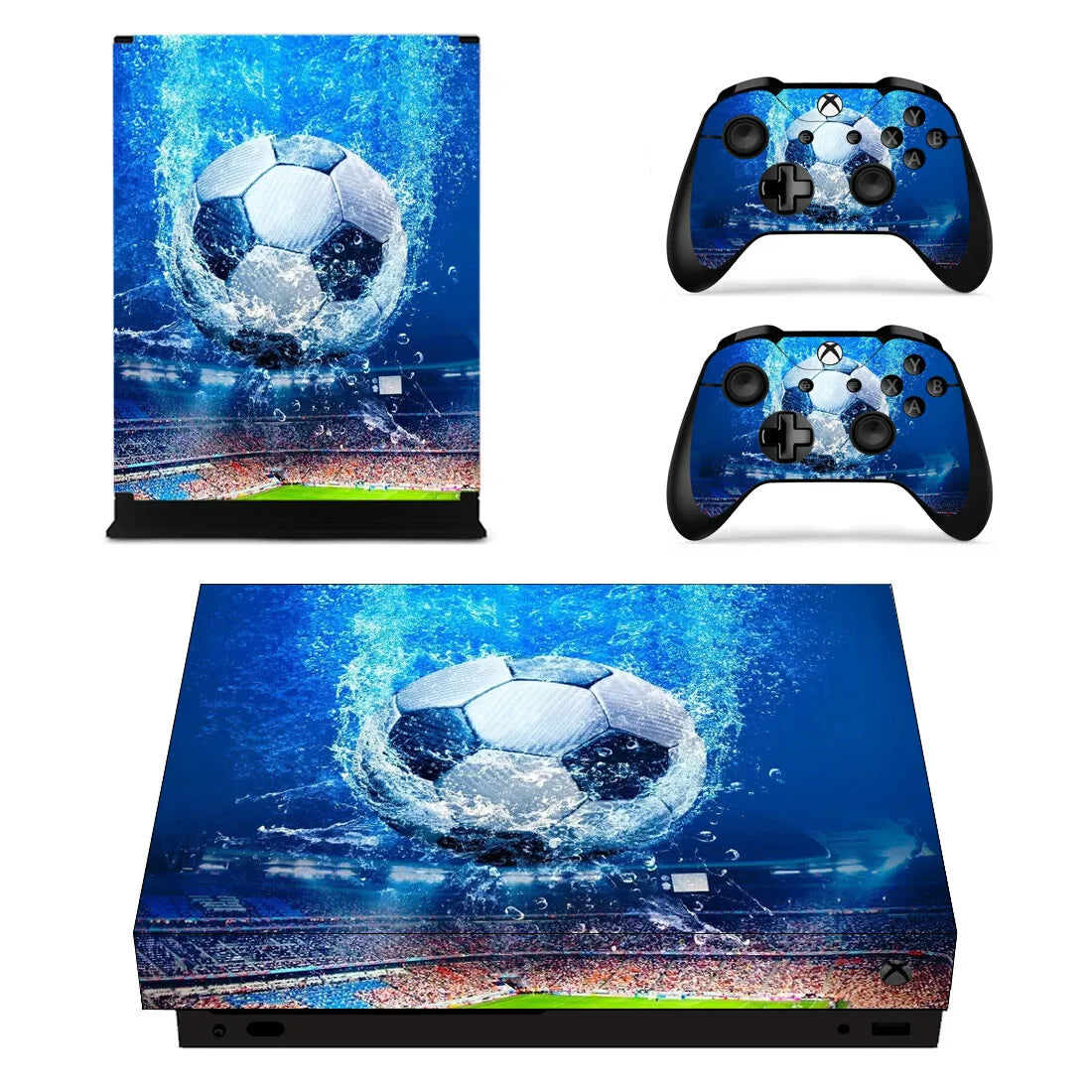 Personalización, Diseño Personalizado, Vinilos Adhesivos para Cubrir Completamente la Consola y el Control de Xbox One X
