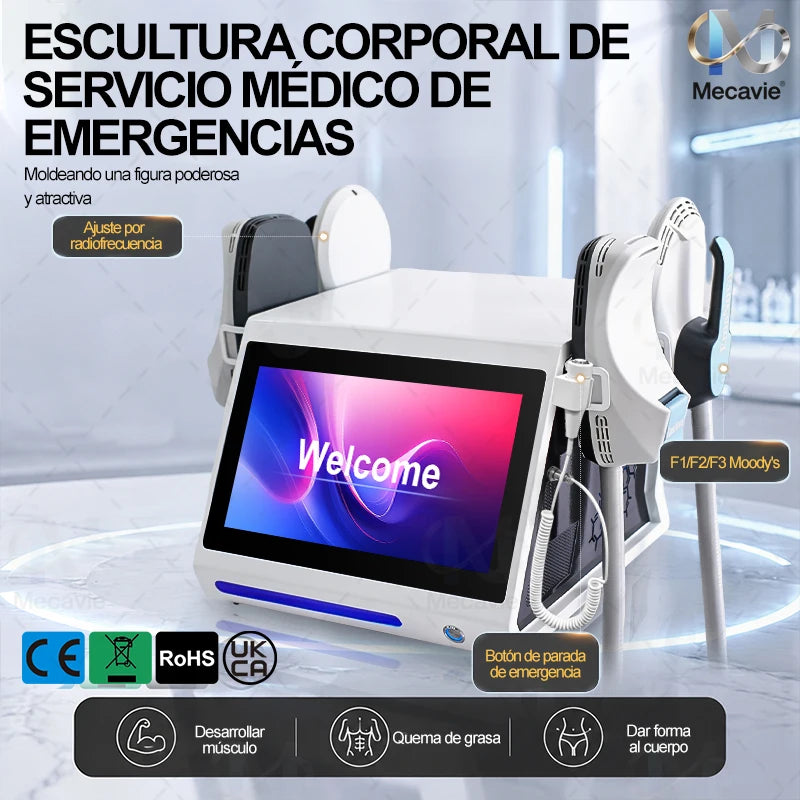 Nueva Máquina de Escultura Corporal Neo EMSNova HIEMT, Equipo de Estimulación Muscular de 7000W para Contorno Corporal, Tonificación de la Piel y Cuidado de Salón