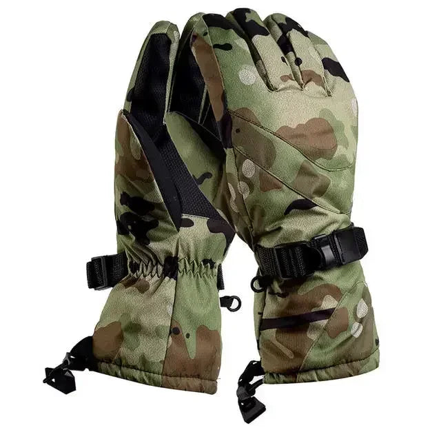 Ropa de Snowboard para Hombre, Conjunto de Traje de Esquí Súper Cálido con Camuflaje, Chaqueta Impermeable, Cortavientos y Transpirable para Escalar Montañas