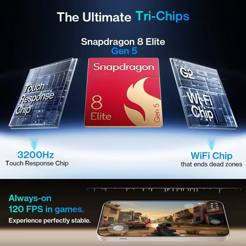 OnePlus 15 5G, Smartphone Versión Global, 12+256, 16+512, Snapdragon 8 Elite Gen 5, Pantalla de 165Hz, 7300mAh, 120W, eSIM, NFC, Negro