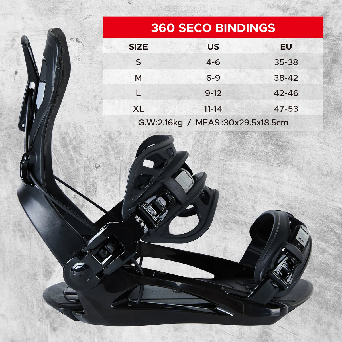 XCMAN Paso trasero estilo Snowboard fijaciones ligeras entrada trasera fijaciones para todas las montañas para hombres y mujeres fáciles de poner y salir