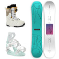 Juego completo de snowboard con fijaciones y botas