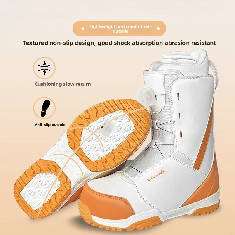 Nuevas Botas de Snowboard Unisex para Principiantes, con Grabado, Lisas, para Parques