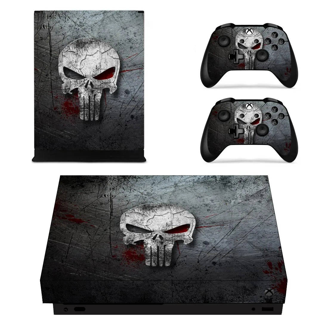 Personalización, diseño personalizado, vinilos adhesivos para cubrir completamente la consola y el mando de Xbox One X
