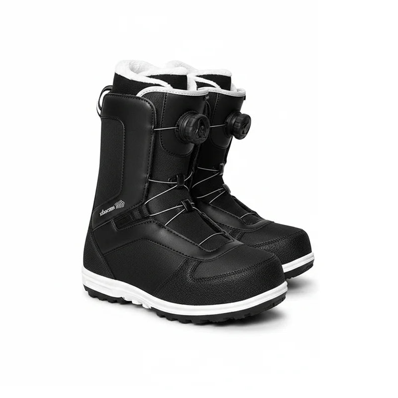 Botas de Nieve y Esquí Unisex Impermeables para Adultos, de Uso Rápido en Todas las Regiones, con Hebilla Exterior y Tejido de PU