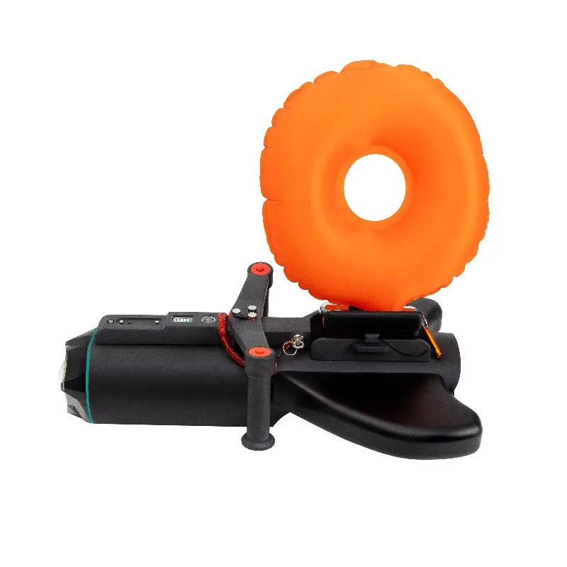 Propulsor Eléctrico Hisurf Plus Sea Scooter 1000W 1500W 15km/h para Deportes Acuáticos al Aire Libre, Buceo, Tabla de Paddle, Hélices