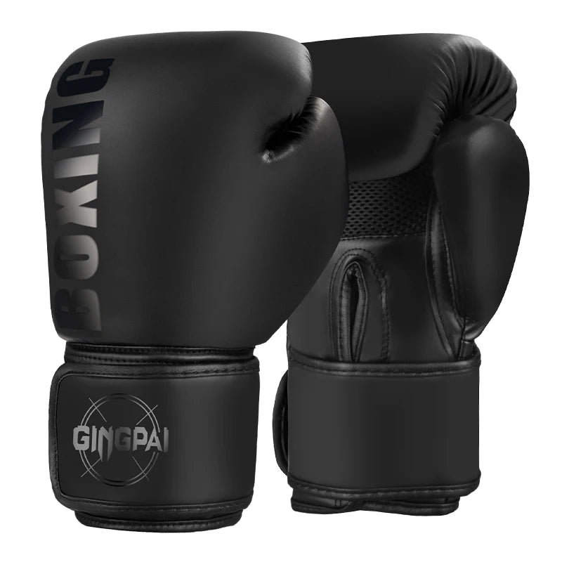Guantes de Boxeo Profesionales de 6/8/10/12oz para Adultos, Guantes de Combate Sanda Muay Thai para Hombres y Mujeres, Entrenamiento con Saco de Arena, Lucha Libre, MMA