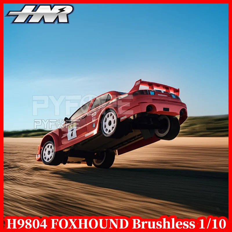 HNR H9804 FOXHOUND Rally sin escobillas 1/10 RC coche de deriva coche eléctrico de Control remoto 4WD rc coches para adultos niños juguetes niños regalos