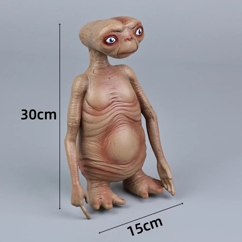 Figuras de acción de OVNI extraterrestre ET, estatua de mesa de PVC, juguetes, mascota de látex para regalos, adornos, recuerdos