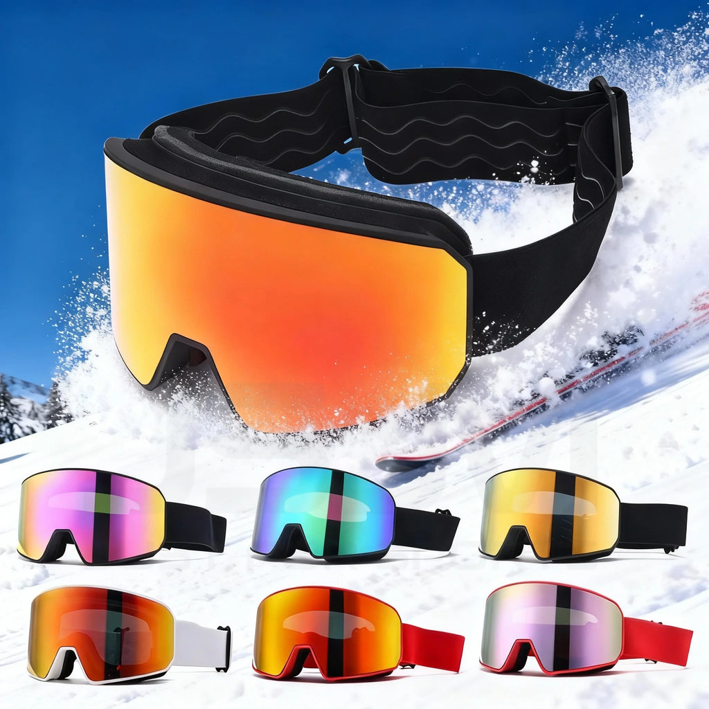JSJM NUEVAS Gafas de Esquí Antivaho de Doble Capa para Adultos, Gafas para Moto de Nieve, Deportes al Aire Libre, Nieve, Snowboard, Máscara de Esquí, UV400, REGALOS