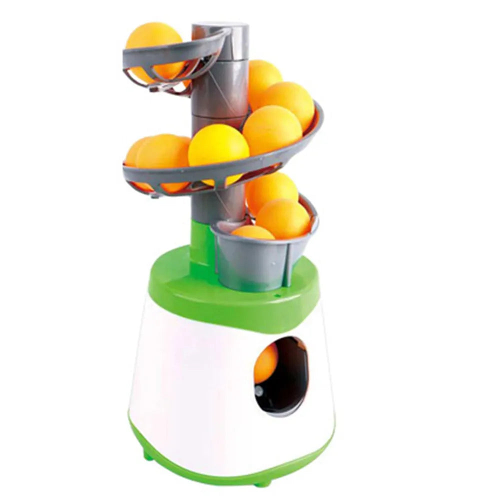 Lanzador de pelotas de tenis de mesa portátil de alta calidad, versión de fuente de alimentación Dual, máquina de lanzamiento de Robot de pelotas de Ping Pong para entrenadores