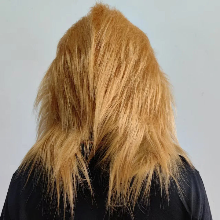 Máscara de León de Lujo para Cosplay, Máscara de León Blanco de Látex, Casco de Animal, Disfraces de Halloween, Carnaval, Fiesta de Disfraces, Accesorios