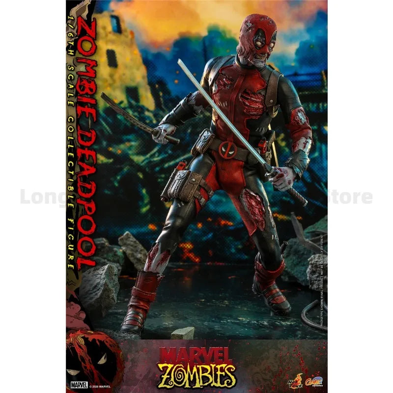 Envío en 24 horas HOTTOYS HT 1/6 CMS06 Marvel Deadpool Zombie Deadpool Figura de acción Colección de regalos