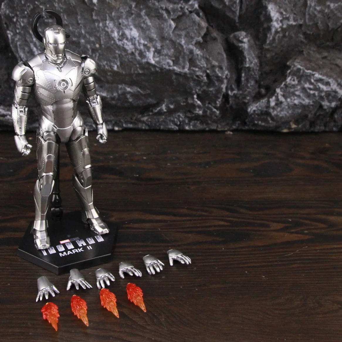 ZD Toys Marvel Iron Man MK46 MK45 MK1 MK2 MK3 MK4 MK5 MK6 MK7 MK33 MK17 7 "Figura de acción de película Iron Mark 1 2 3 4 5 6 7 Leyendas