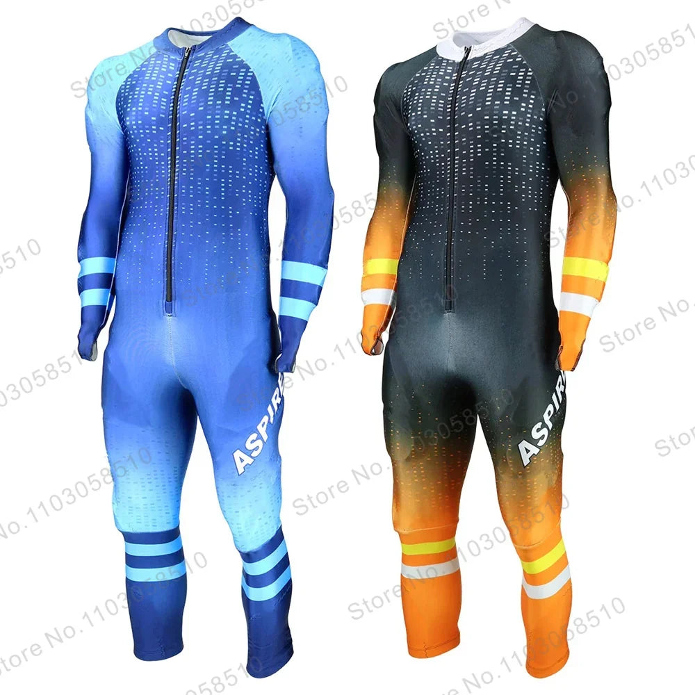 Acrctica GS traje de carrera de velocidad no acolchado para hombre, trajes de esquí de carrera, monos de brida de invierno, conjunto GS de velocidad de descenso de una pieza