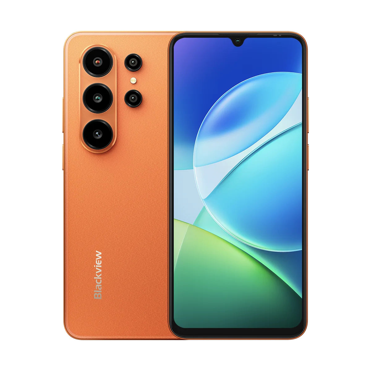 Smartphone Blackview Wave 10C, pantalla HD+ IPS de 6.88", 4GB RAM+32GB ROM/4GB RAM+128GB ROM, cuerpo delgado de 9.1mm y peso ligero de 205g, cámara de 32MP con soporte para video FHD 1080P, batería de 5000mAh, Doke AI 2.0, funda protectora gratuita